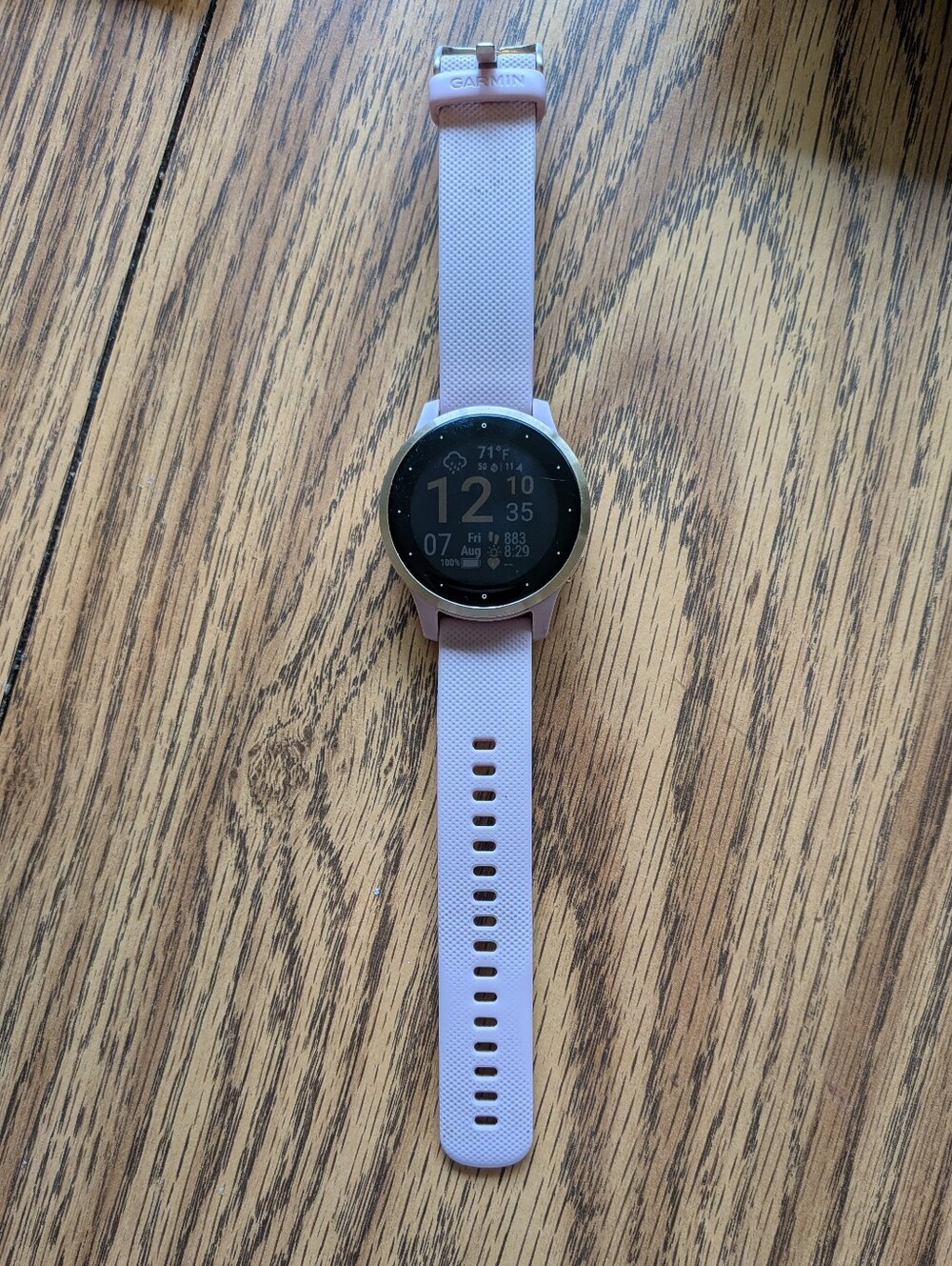 Garmin Vivoactive 4S Watch Rose Gold